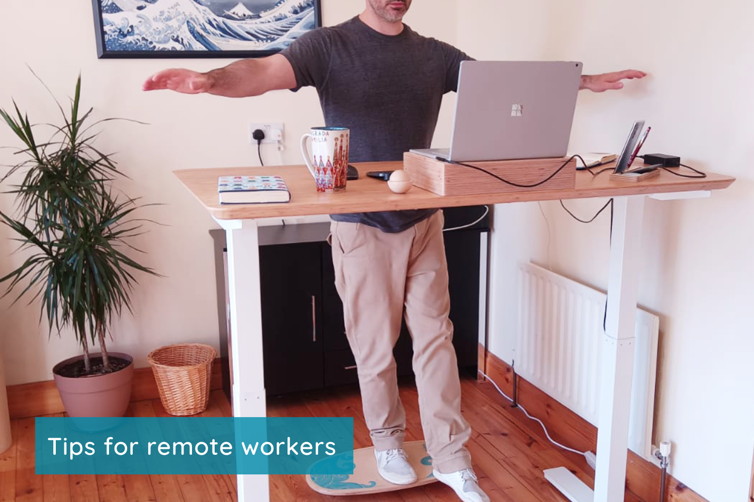 Stay active while working from home